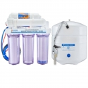 5 Stage 75GPD Drinking Water RO System with Silver or Nickel Faucet 