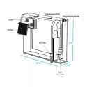AquaReady HOB-R Hang-On-Back Refugium